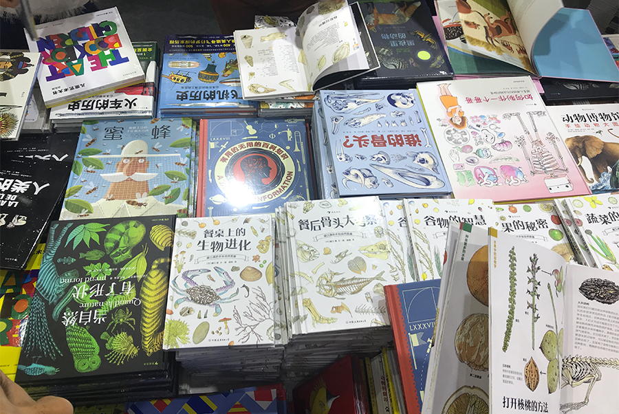 중국 시장에서 인기가 높은 과학 그림책들